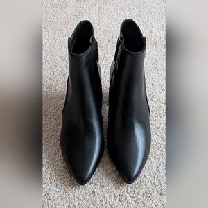 Cole Haan Sleek Black Ankle Booties. 10M New Without Box.